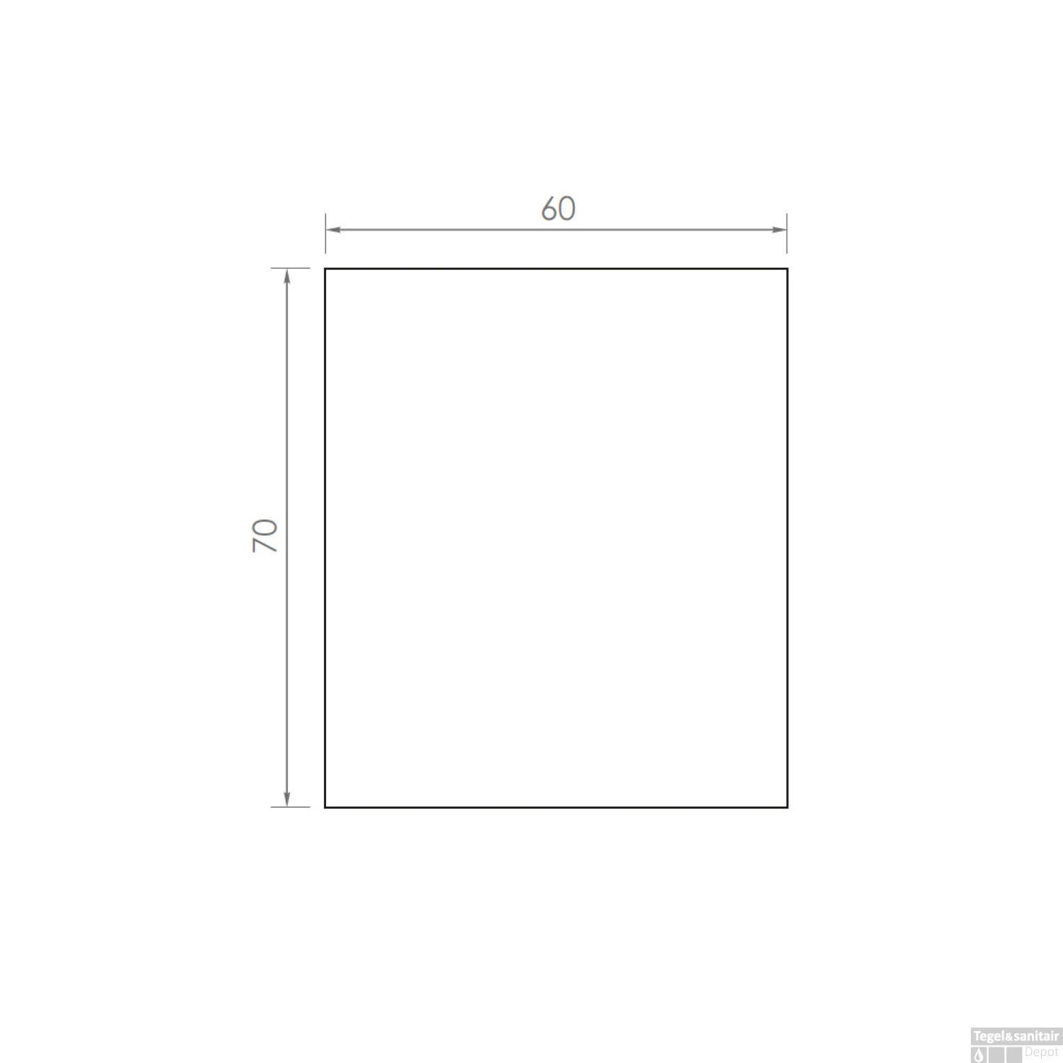 Spiegel Gliss Design Basic Zonder Verlichting 60cm 2 Spiegel Gliss Design Basic Zonder Verlichting 60cm - Afbeelding 2