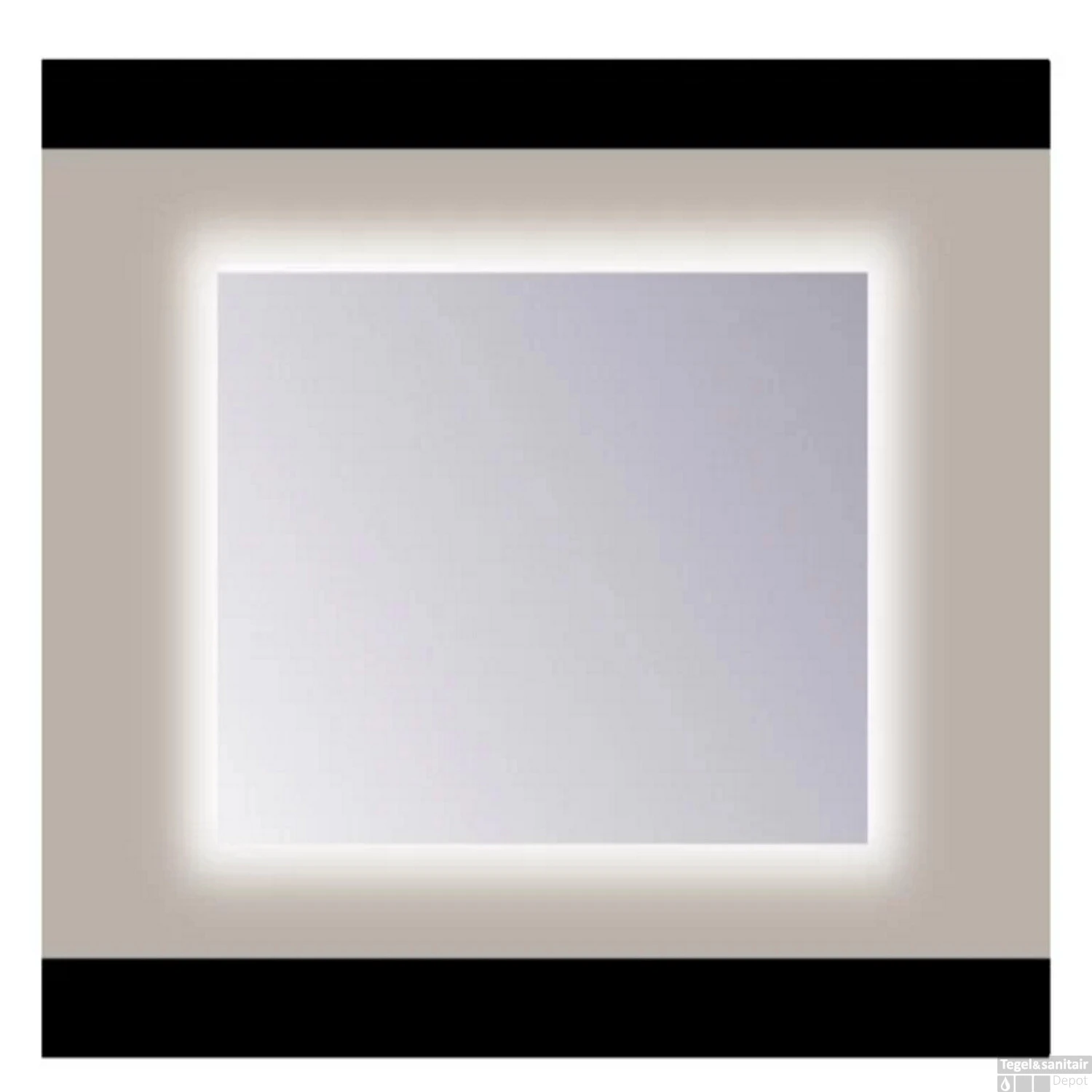 Spiegel Sanicare Q-Mirrors 80x60 Cm PP-Geslepen Vierkant Met Rondom LED Cold White En Afstandsbediening Incl. Ophangmateriaal 1 Spiegel Sanicare Q-Mirrors 80x60 Cm PP-Geslepen Vierkant Met Rondom LED Cold White En Afstandsbediening Incl. Ophangmateriaal