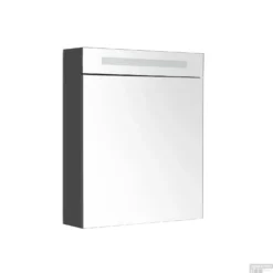 Spiegelkast Met Verlichting & Wcd 60 Cm Antraciet