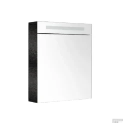 Spiegelkast Met Verlichting & Wcd 60 Cm Zwart Wenge