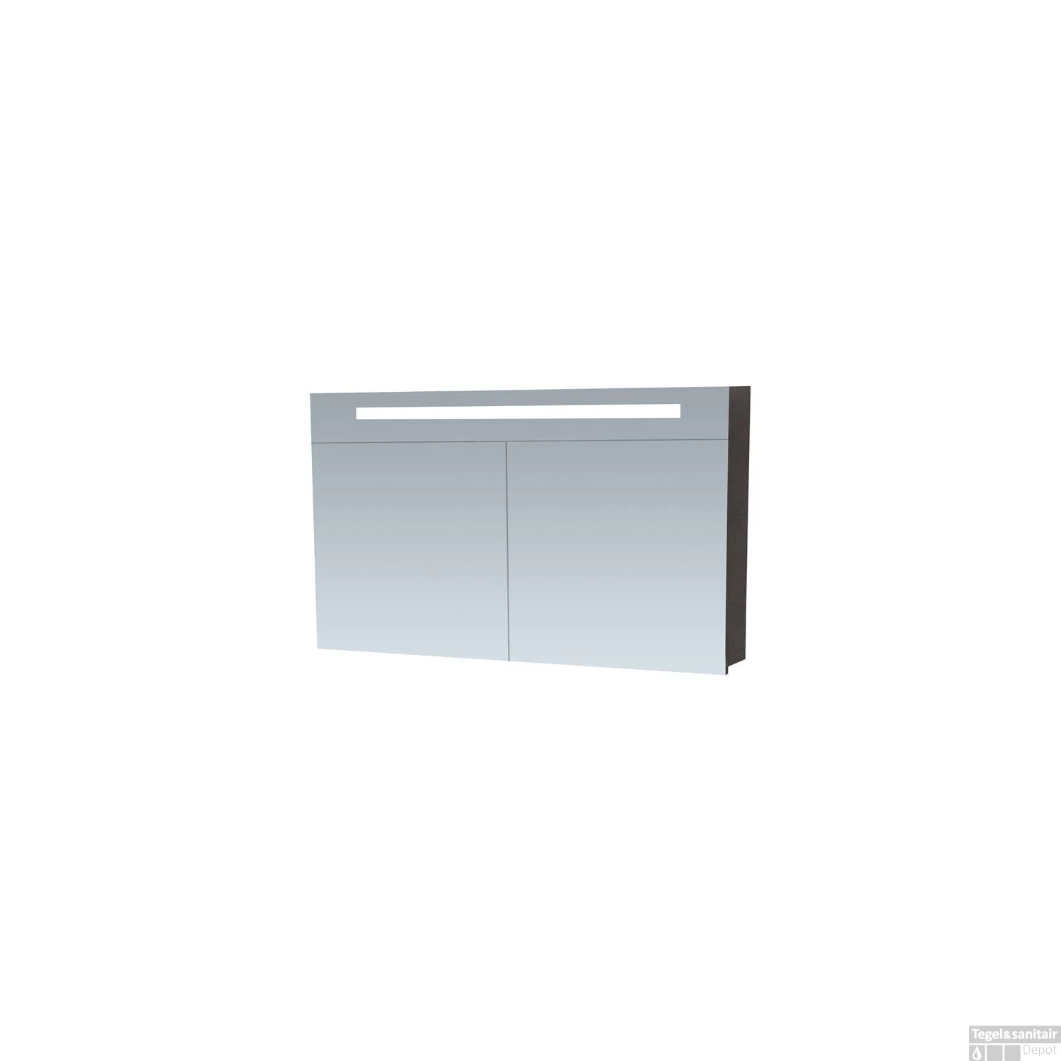 Spiegelkast 2.0 120 Cm Black Wood 1 Spiegelkast 2.0 120 Cm Black Wood