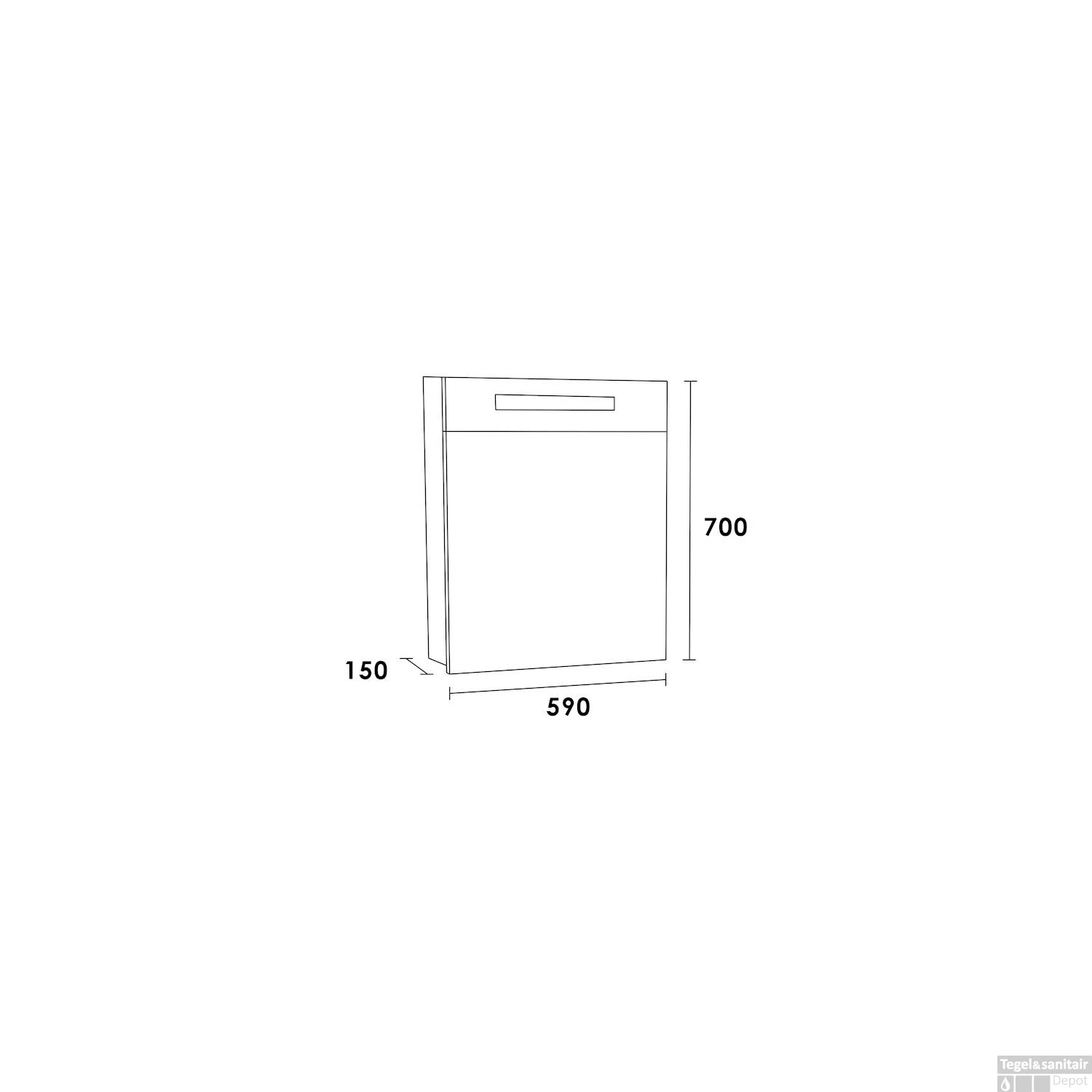 Spiegelkast 2.0 Exclusive Line 60cm Rechtsdraaiend Hoogglans Wit 2 Spiegelkast 2.0 Exclusive Line 60cm Rechtsdraaiend Hoogglans Wit - Afbeelding 2