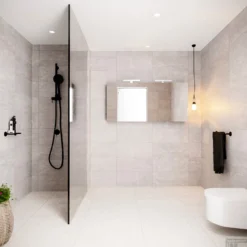 Spiegelkast Boss & Wessing Cube 150x70x16 Cm Mat Zwart Urban (3 Deuren) 8 Spiegelkast Boss & Wessing Cube 150x70x16 Cm Mat Zwart Urban (3 Deuren) -Zalig Baden Verkoopwinkel spiegelkast boss wessing cube 150x70x16 cm mat zwart sfeer