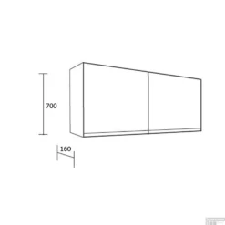 Spiegelkast BWS Valencia 150x70x16 Cm Met Twee Deuren Carrara Mat -Zalig Baden Verkoopwinkel spiegelkast bws valencia tech 4 1