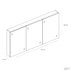 Spiegelkast Differnz Somero 120 Cm Hoogglans Wit 5 Spiegelkast Differnz Somero 120 Cm Hoogglans Wit -Zalig Baden Verkoopwinkel spiegelkast differnz somero 120 cm hoogglans wit tech