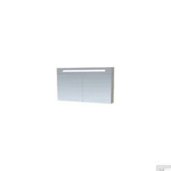 Spiegelkast Double Face Exclusive Line 120cm Hoogglans Taupe