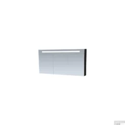 Spiegelkast Double Face Exclusive Line 140cm Hoogglans Zwart