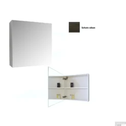 Spiegelkast Sanicare Qlassics 60 Cm 1 Deur Schots-Eiken 9 Spiegelkast Sanicare Qlassics 60 Cm 1 Deur Schots-Eiken -Zalig Baden Verkoopwinkel spiegelkast sanicare qlassics 60 cm 1 deur schots eiken detail