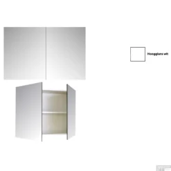 Spiegelkast Sanicare Qlassics 70 Cm 2 Deuren Hoogglans Wit 8 Spiegelkast Sanicare Qlassics 70 Cm 2 Deuren Hoogglans Wit -Zalig Baden Verkoopwinkel spiegelkast sanicare qlassics 70 cm 2 deuren hoogglans wit detail