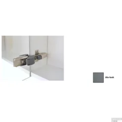 Spiegelkast Sanicare Qlassics Ambiance 70 Cm 2 Deuren Alu-Look -Zalig Baden Verkoopwinkel spiegelkast sanicare qlassics ambiance 70 cm 2 deuren alu look detail2