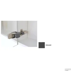 Spiegelkast Sanicare Qlassics Ambiance 70 Cm 2 Deuren Antraciet -Zalig Baden Verkoopwinkel spiegelkast sanicare qlassics ambiance 70 cm 2 deuren antraciet detail2