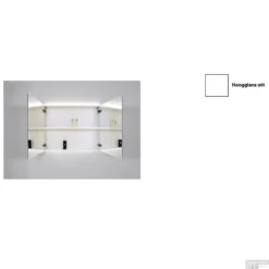 Spiegelkast Sanicare Qlassics Ambiance 80 Cm 2 Deuren Hoogglans Wit 10 Spiegelkast Sanicare Qlassics Ambiance 80 Cm 2 Deuren Hoogglans Wit -Zalig Baden Verkoopwinkel spiegelkast sanicare qlassics ambiance 80 cm 2 deuren hoogglans wit detail1