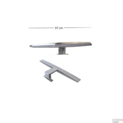 Spiegelverlichting Sanicare LED Elles 5 Watt 37 Cm Chroom 9 Spiegelverlichting Sanicare LED Elles 5 Watt 37 Cm Chroom -Zalig Baden Verkoopwinkel spiegelverlichting sanicare elles 37cm tech