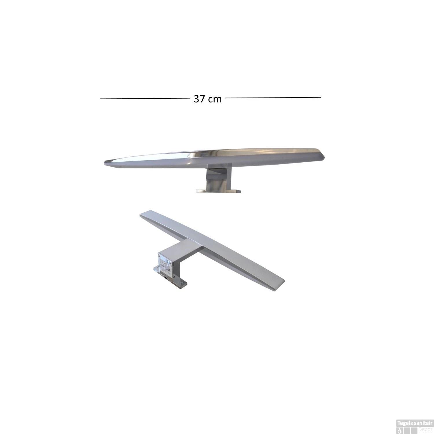 Spiegelverlichting Sanicare LED Elles 5 Watt 37 Cm Chroom 5 Spiegelverlichting Sanicare LED Elles 5 Watt 37 Cm Chroom - Afbeelding 5