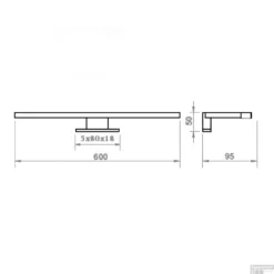 Spiegelverlichting Sanicare LED Anna 60 Cm Goud -Zalig Baden Verkoopwinkel spiegelverlichting sanicare led anna 60 cm goud tech