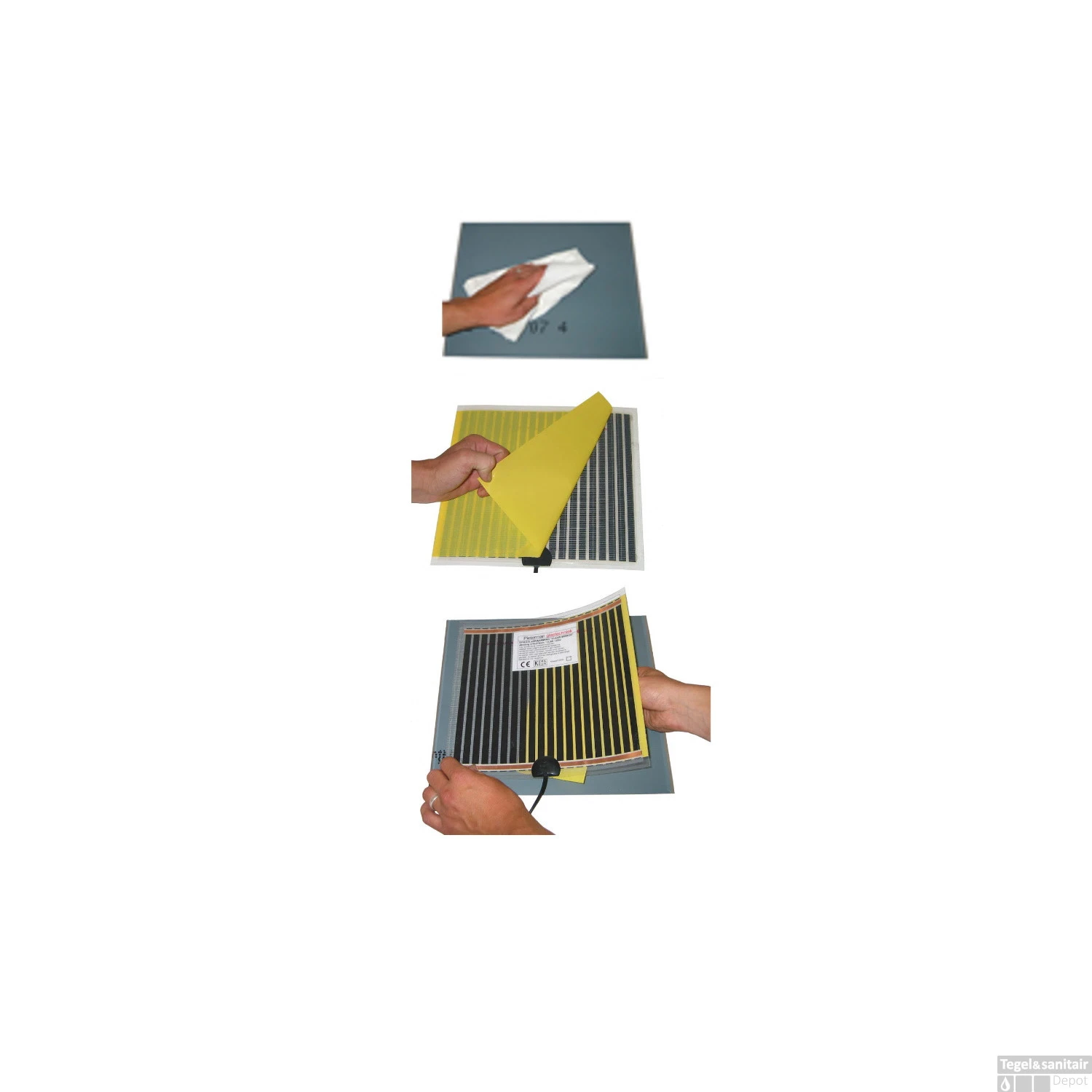 Spiegelverwarming Sanicare Q-Mirrors Zelfklevend 41 Cm X 79 Cm 2 Spiegelverwarming Sanicare Q-Mirrors Zelfklevend 41 Cm X 79 Cm - Afbeelding 2