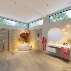 STONE Vrijstaand Bad 170x75cm Kleur Talc / Talc -Zalig Baden Verkoopwinkel stone 2 00002