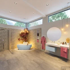 STONE Vrijstaand Bad 170x75cm Kleur Clay / Talc -Zalig Baden Verkoopwinkel stone 2 00006