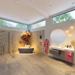 STONE Vrijstaand Bad 170x75cm Kleur Smoke / Talc -Zalig Baden Verkoopwinkel stone 2 00007