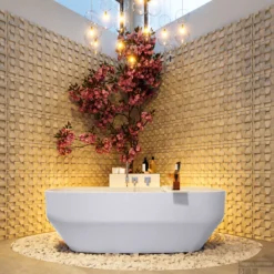 STONE Vrijstaand Bad 170x75cm Kleur Cale / Talc -Zalig Baden Verkoopwinkel stone 3 00008