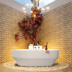 STONE Vrijstaand Bad 170x75cm Kleur Linen / Linen -Zalig Baden Verkoopwinkel stone 3 00017