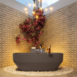 STONE Vrijstaand Bad 170x75cm Kleur Smoke / Smoke -Zalig Baden Verkoopwinkel stone 3 00020