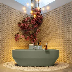 STONE Vrijstaand Bad 170x75cm Kleur Army / Army -Zalig Baden Verkoopwinkel stone 3 00023