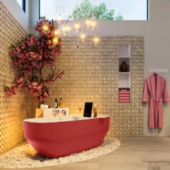 STONE Vrijstaand Bad 170x75cm Kleur Fire / Talc 14 STONE Vrijstaand Bad 170x75cm Kleur Fire / Talc -Zalig Baden Verkoopwinkel stone 4 00012