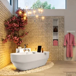 STONE Vrijstaand Bad 170x75cm Kleur Linen / Linen -Zalig Baden Verkoopwinkel stone 4 00017