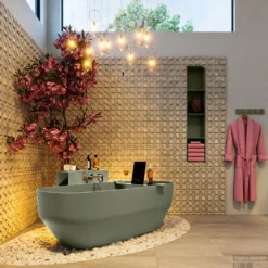 STONE Vrijstaand Bad 170x75cm Kleur Army / Army -Zalig Baden Verkoopwinkel stone 4 00023