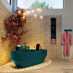 STONE Vrijstaand Bad 170x75cm Kleur Smag / Smag -Zalig Baden Verkoopwinkel stone 4 00028