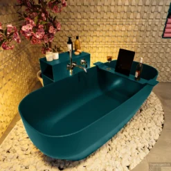 STONE Vrijstaand Bad 170x75cm Kleur Smag / Smag -Zalig Baden Verkoopwinkel stone 5 00028