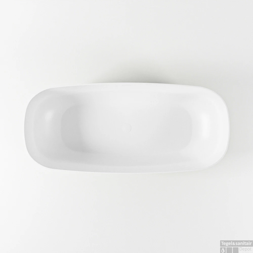 STONE Vrijstaand Bad 170x75cm Kleur Army / Talc 9 STONE Vrijstaand Bad 170x75cm Kleur Army / Talc - Afbeelding 9