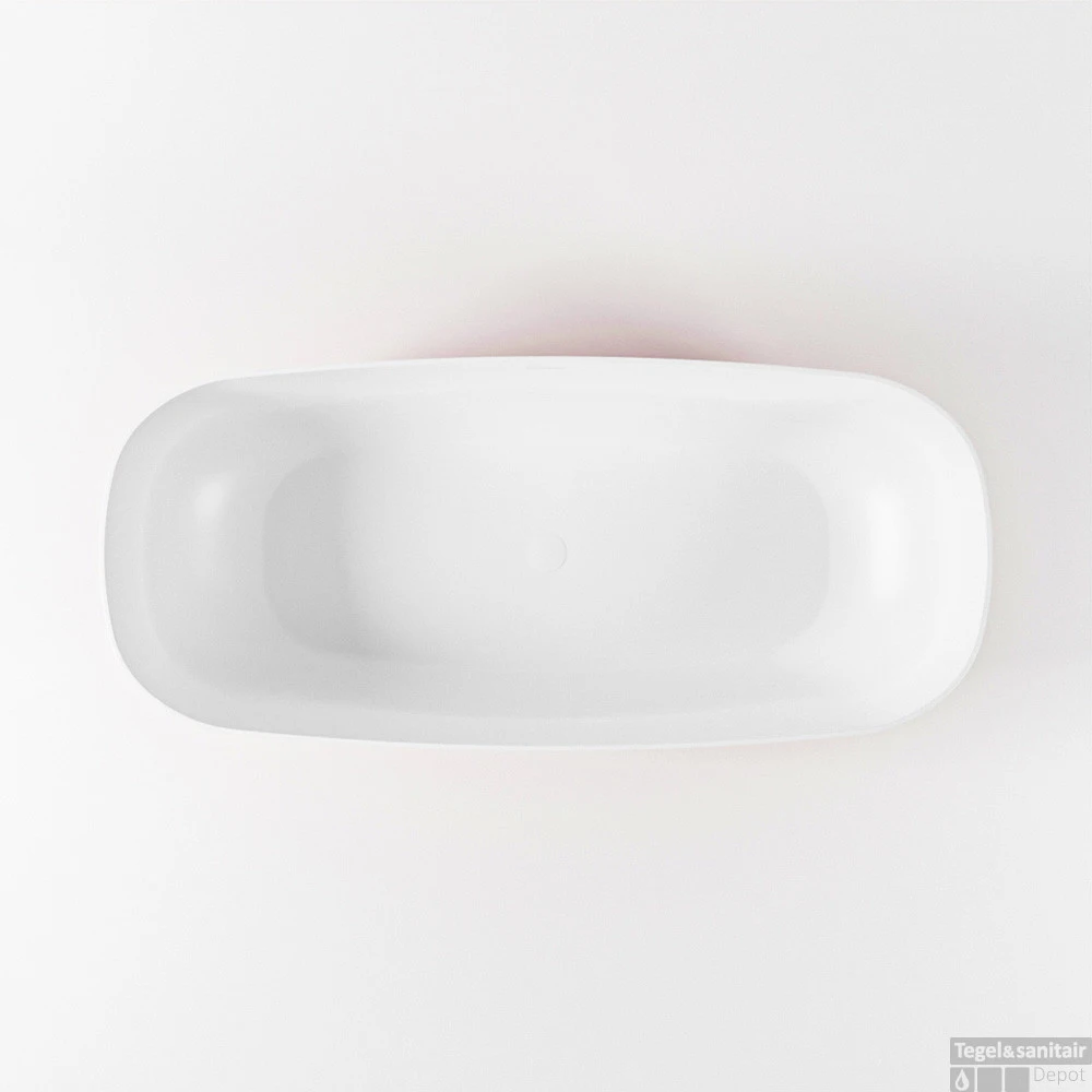 STONE Vrijstaand Bad 170x75cm Kleur Fire / Talc 9 STONE Vrijstaand Bad 170x75cm Kleur Fire / Talc - Afbeelding 9