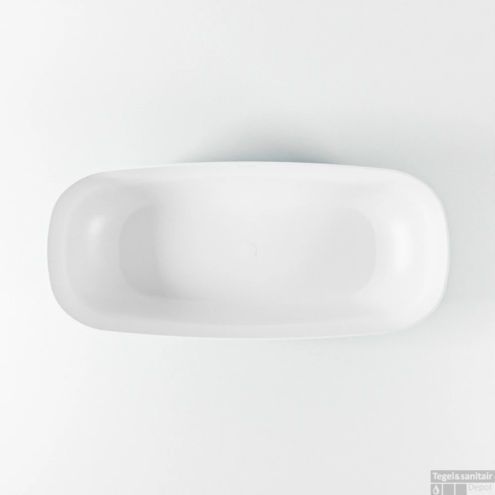 STONE Vrijstaand Bad 170x75cm Kleur Smag / Talc 9 STONE Vrijstaand Bad 170x75cm Kleur Smag / Talc - Afbeelding 9