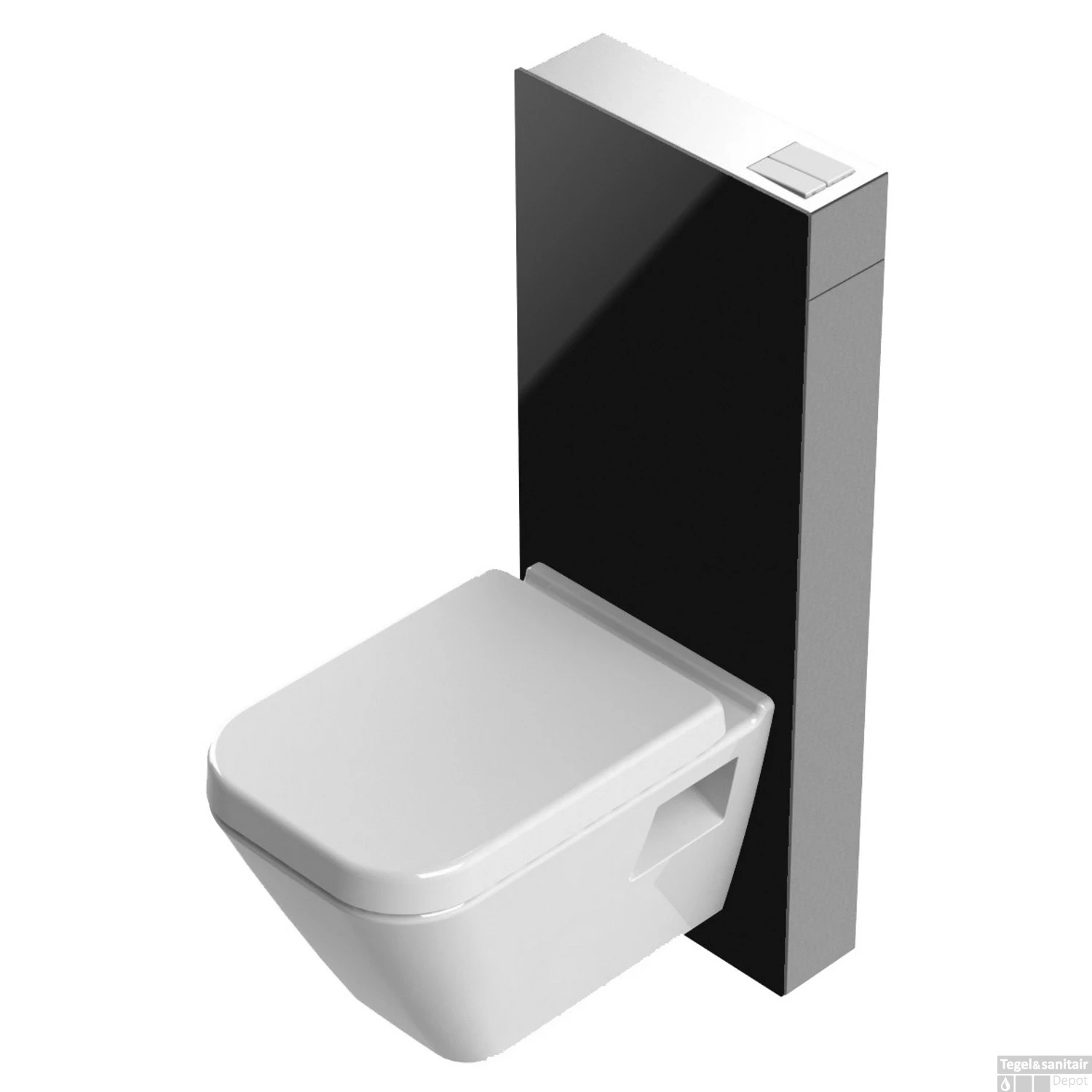 Opbouwreservoir Boss & Wessing Hadoka Zwart Glas (voor PK Toilet) 1 Opbouwreservoir Boss & Wessing Hadoka Zwart Glas (voor PK Toilet)