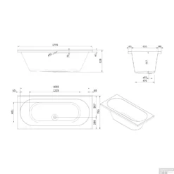 Whirlpool Boss & Wessing Urby Silent 3 180x80cm Dubbel Systeem 7 Whirlpool Boss & Wessing Urby Silent 3 180x80cm Dubbel Systeem -Zalig Baden Verkoopwinkel technische tekening urby 180x80 tech 4