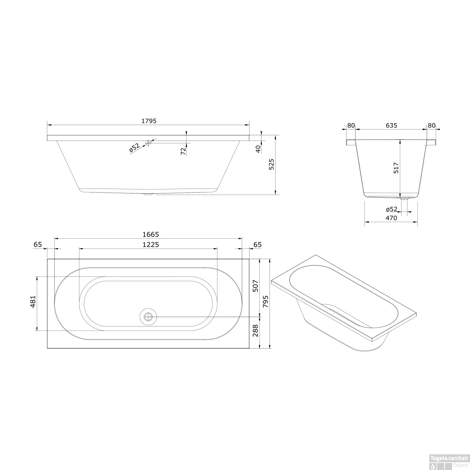 Whirlpool Boss & Wessing Urby Silent 3 180x80cm Dubbel Systeem 4 Whirlpool Boss & Wessing Urby Silent 3 180x80cm Dubbel Systeem - Afbeelding 4