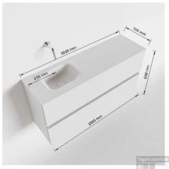 MONDIAZ ADA 100cm Toiletmeubel Light Brown Grey. LEX Wastafel Urban Links 1 Kraangat 9 MONDIAZ ADA 100cm Toiletmeubel Light Brown Grey. LEX Wastafel Urban Links 1 Kraangat -Zalig Baden Verkoopwinkel tekening ada 100cm links 2557512589283