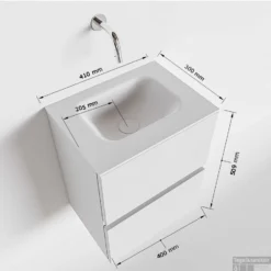 MONDIAZ ADA 40cm Toiletmeubel Linen. LEX Wastafel Talc Midden Zonder Kraangat -Zalig Baden Verkoopwinkel tekening ada 40cm midden 2557512588576