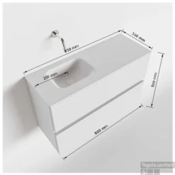 MONDIAZ ADA 80cm Toiletmeubel Fire. LEX Wastafel Urban Links 1 Kraangat 9 MONDIAZ ADA 80cm Toiletmeubel Fire. LEX Wastafel Urban Links 1 Kraangat -Zalig Baden Verkoopwinkel tekening ada 80cm links 2557512589132 1