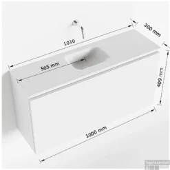 MONDIAZ OLAN 100cm Toiletmeubel Linen. LEX Wastafel Urban Midden 1 Kraangat -Zalig Baden Verkoopwinkel tekening olan 100 cm midden 3182512619652 1