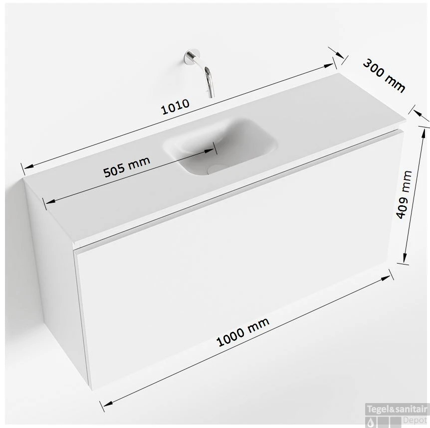 MONDIAZ OLAN 100cm Toiletmeubel Dark Grey. LEX Wastafel Urban Midden Geen Kraangat 5 MONDIAZ OLAN 100cm Toiletmeubel Dark Grey. LEX Wastafel Urban Midden Geen Kraangat - Afbeelding 5