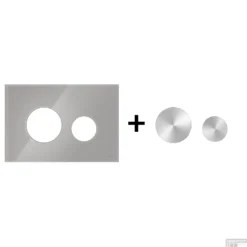 Drukplaat Front En Toetsen TECE Loop Voor WC-Bediening Glas Titanium 15 Drukplaat Front En Toetsen TECE Loop Voor WC-Bediening Glas Titanium -Zalig Baden Verkoopwinkel titanium geborsteldrvs