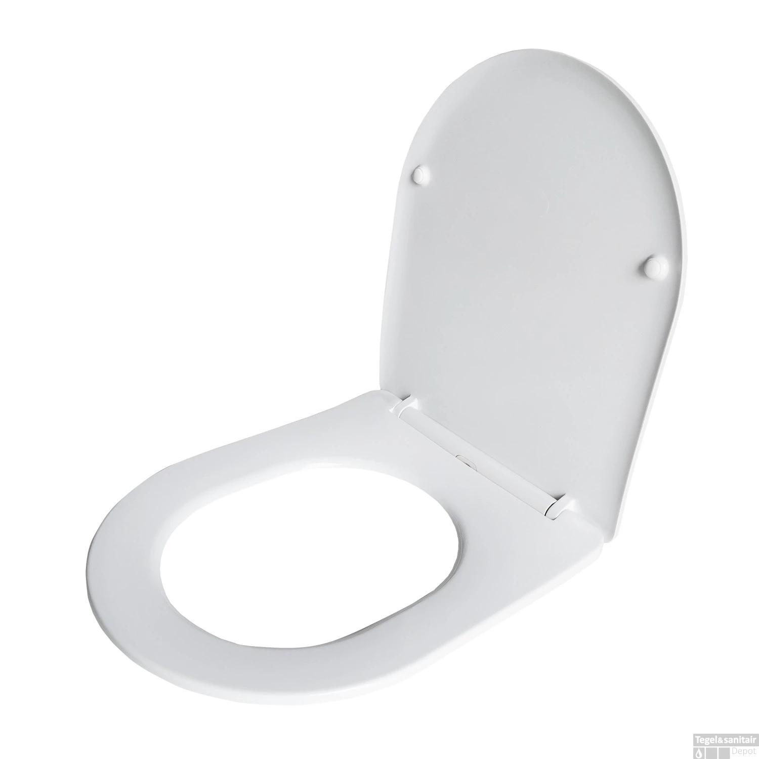 Toiletbril Boss & Wessing Softclose Zitting Met Deksel 36 Cm Wit 2 Toiletbril Boss & Wessing Softclose Zitting Met Deksel 36 Cm Wit - Afbeelding 2