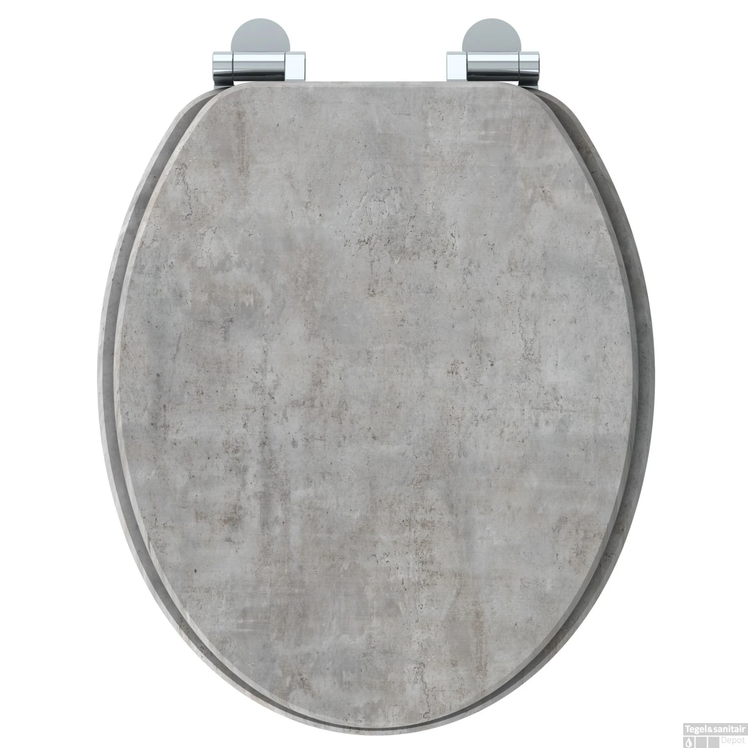 Toiletzitting Allibert Naturo 36,7x5x45 Cm Licht Beton 3 Toiletzitting Allibert Naturo 36,7x5x45 Cm Licht Beton - Afbeelding 3