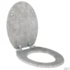 Toiletzitting Allibert Naturo 36,7x5x45 Cm Licht Beton