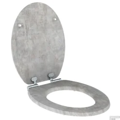 Toiletzitting Allibert Naturo 36,7x5x45 Cm Licht Beton