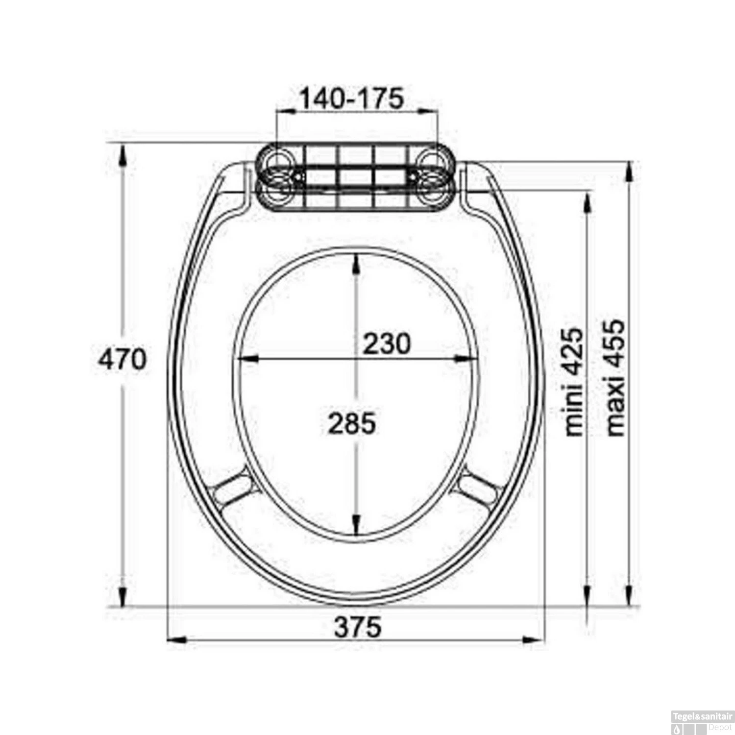 Toiletzitting Allibert Stability Afklikbaar 38x5x45,5 Cm Soft-Close Kunststof Wit 3 Toiletzitting Allibert Stability Afklikbaar 38x5x45,5 Cm Soft-Close Kunststof Wit - Afbeelding 3