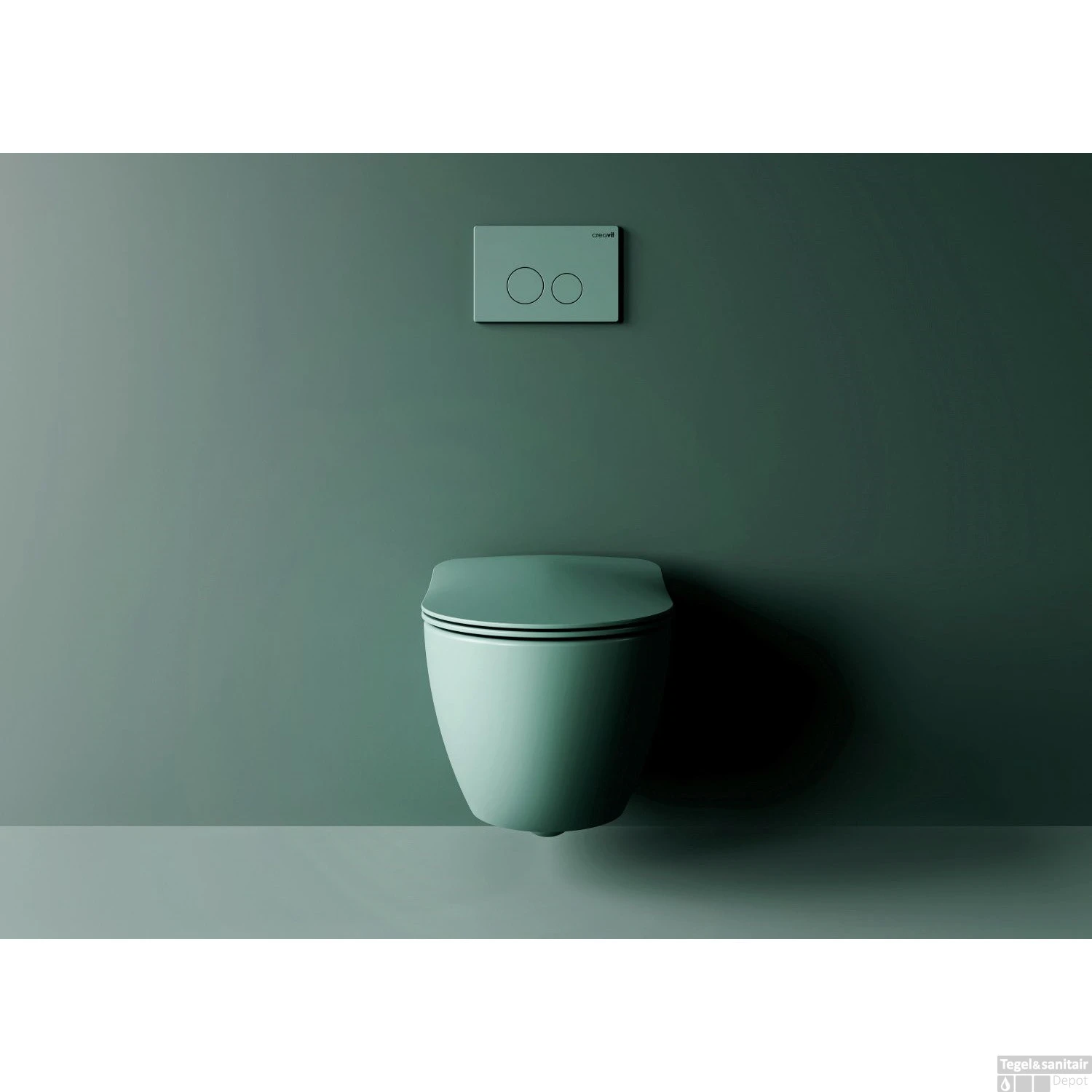 Toiletzitting Boss & Wessing Met Inox Scharnieren Softclose Nijl Groen 2 Toiletzitting Boss & Wessing Met Inox Scharnieren Softclose Nijl Groen - Afbeelding 2